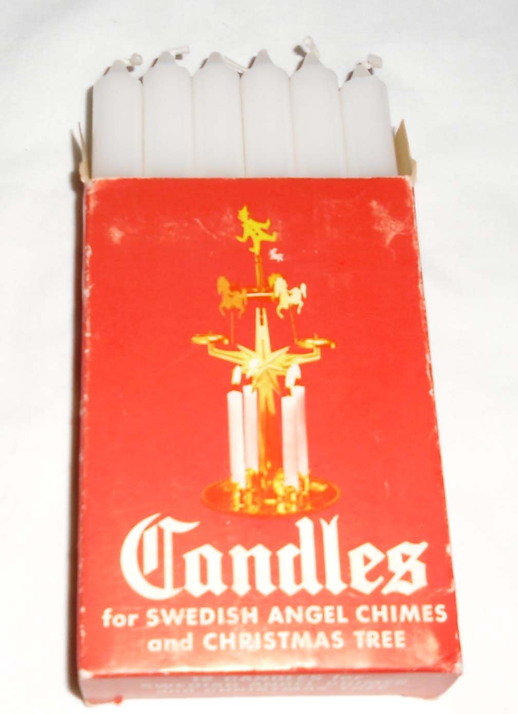 Vintage Christmas Swedish Angel Chime Candles by HolidayCarousel