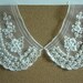Sheer Oversize Peter Pan Collar - Fully Embroidered with Pearls