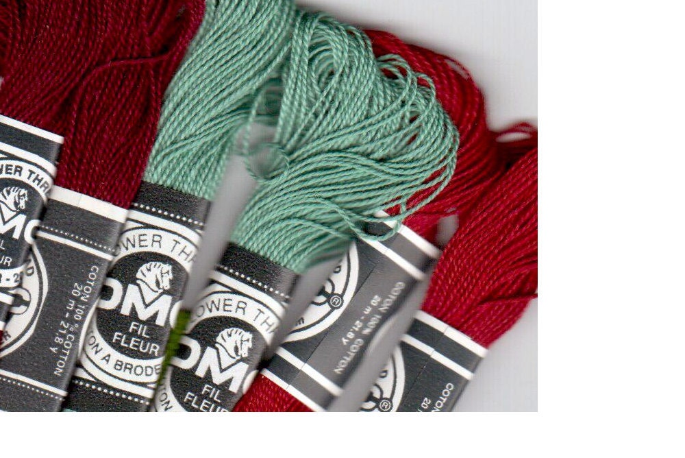 DMC Flower Thread Pack of 10 Any colors by ThreadAndLinks