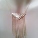 Statement necklace - Gold Triangle, geometric 14K Gold filled necklace, gold or Silver, unique gift for her, unique necklace,Metal work