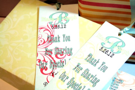 Diana Collection - 25 Custom Wedding Bookmark Place Card Favors for Library Book Summer Wedding Reception Dinner Party Il_570xn