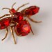 Red Fly PIn. Very Elaborate