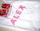 Personalized Bath Towels - Pink Camo