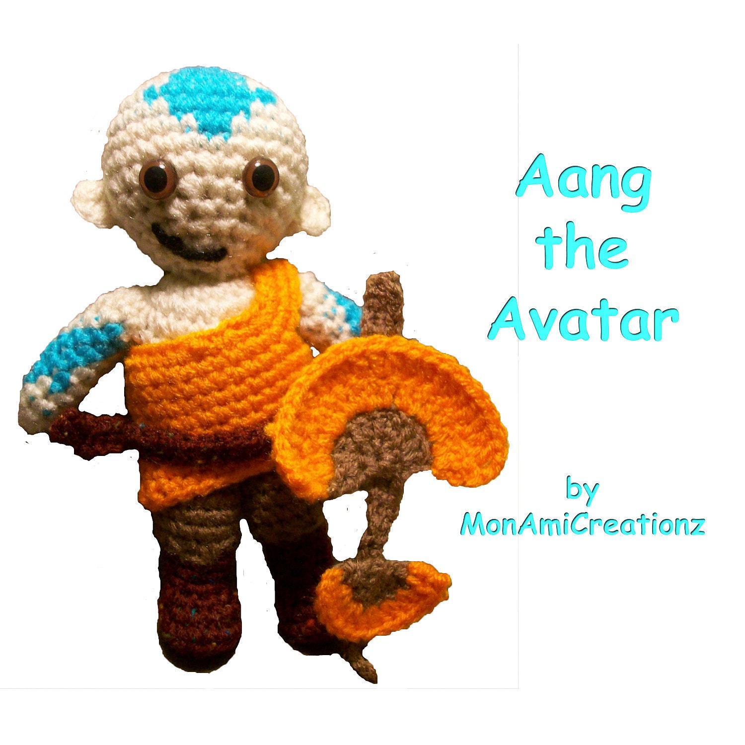 Crochet Pattern Aang the Avatar the Last by MonAmiCreationz