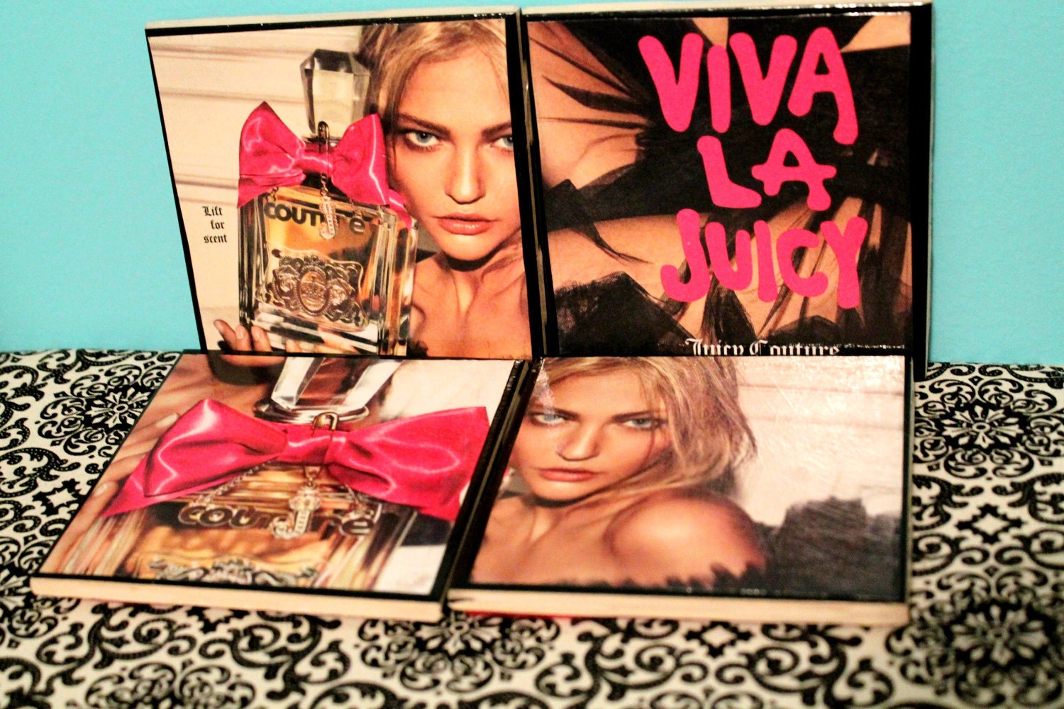 Juicy Couture Ad Coasters