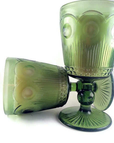 Recycled Kelly Green Glass Handmade Soy Candles