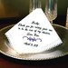 Mother of the Groom Handkerchief - Hanky - Hankie - For the Bride to Give - Thank you for Raising your son to be the MAN of  MY DREAMS