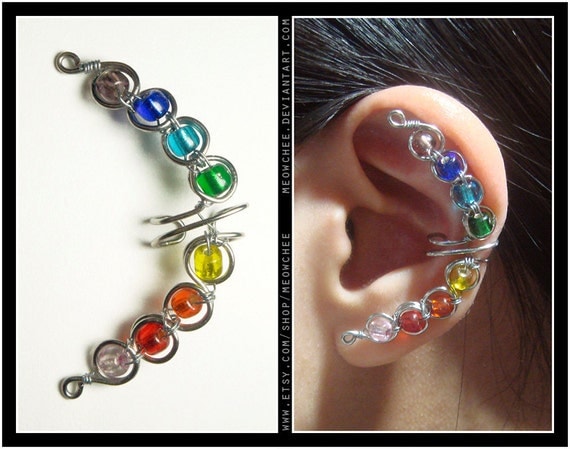 Elegant Croissant ear cuff