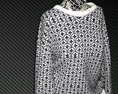80s Optical Pattern Sweater