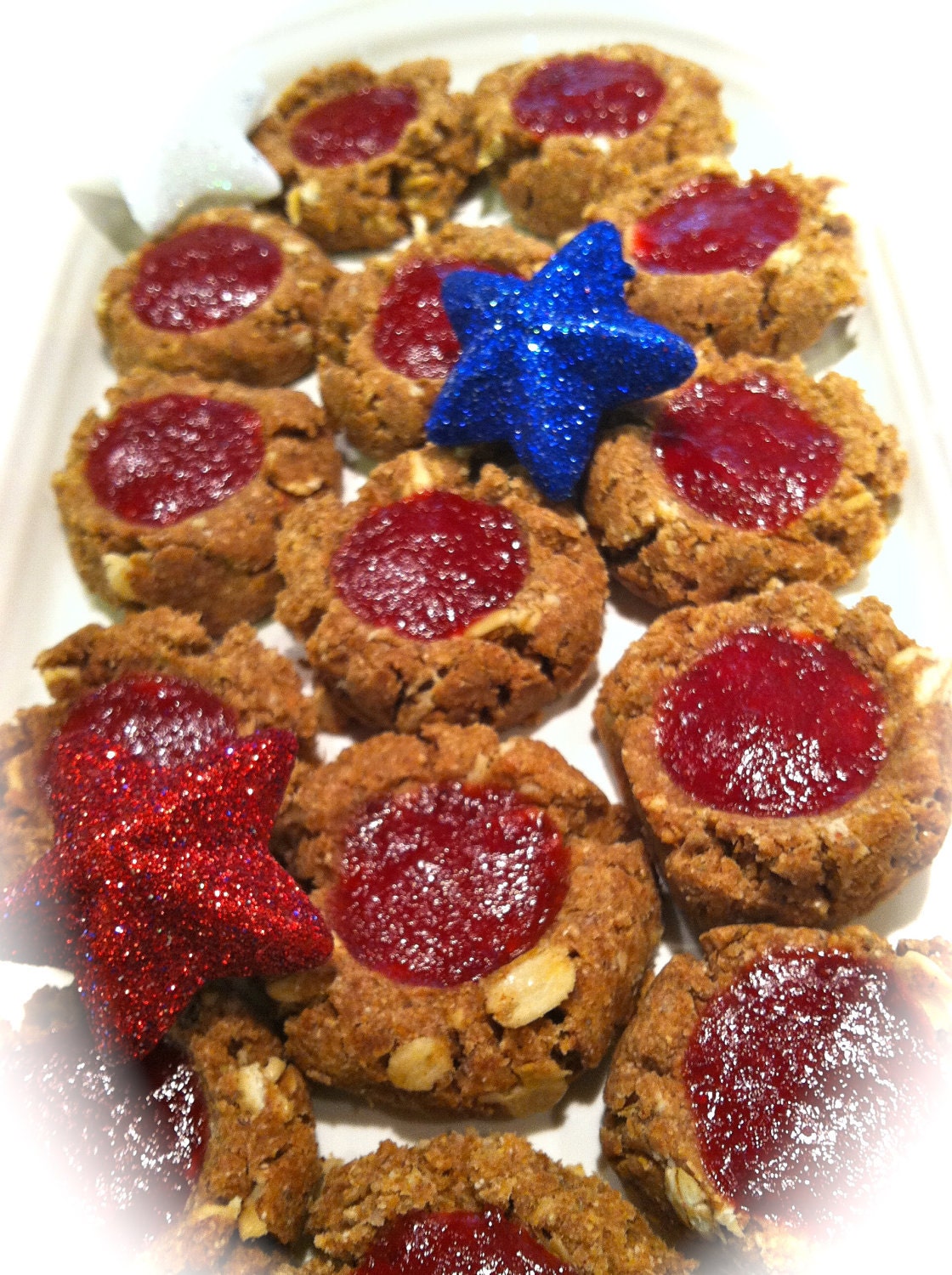 PB&J Thumbprint Cookies for Dogs