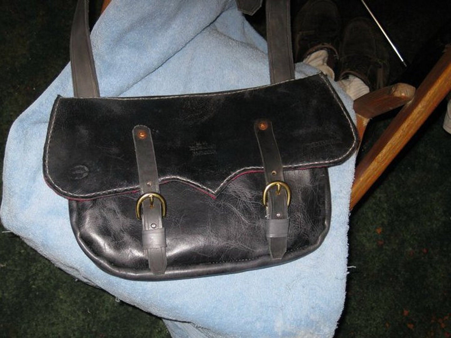 Civil War LEATHER OFFICERS Haversack by JebediahNightlinger