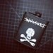 Chalkboard Black Stainless Steel Hip Flask Blackboard
