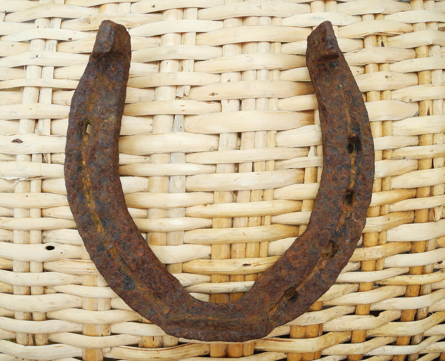 old horseshoe ..Amazing horseshoe, talisman, mascot from the USSR..horse