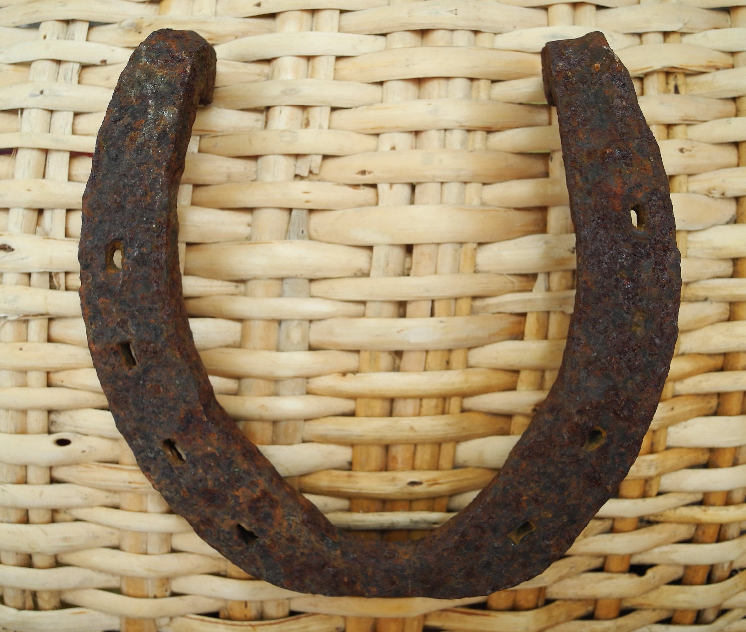 old horseshoe ..Amazing horseshoe, talisman, mascot from the USSR..horse