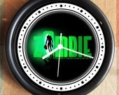 ZOMBIE APOCALYPSE Green famous 10 inch Resin Wall Clock Movies TV Weddings Christmas QuickShip