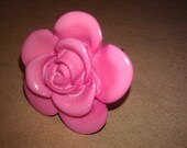 Pretty in Pink - Acrylic Rose Cocktail Ring