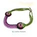 Pearl Necklace with Bead Embroidered Panels.