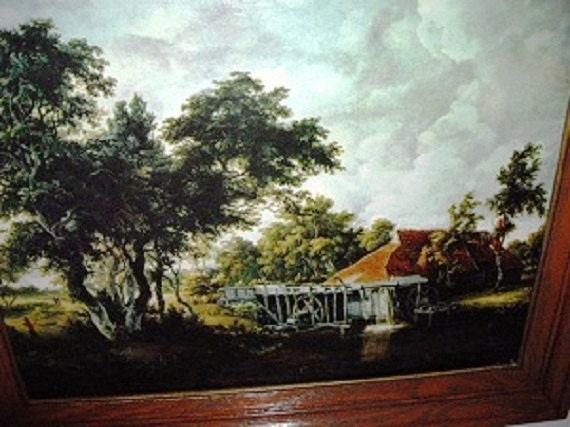 Vintage Framed Print by Hobbema