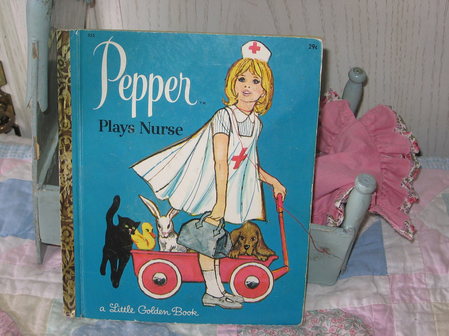 Little Golden Book Pepper Plays Nurse