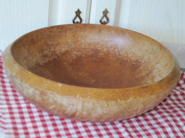 Big Wooden Bowl /SALE 40 % Off Coupon Code CLEARINGOUT /