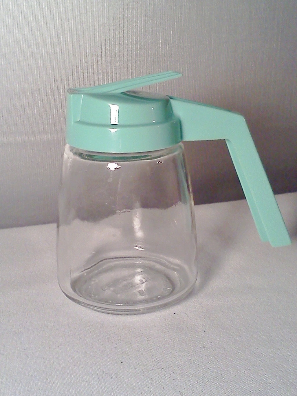 Vintage Syrup Dispenser Pitcher Federal Housewares Agua 1950's 60's era Cottage Chic