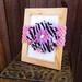 Baby Girl or Toddler Pink Elastic Stretch Headband with Zebra Print and Pink Boutique Flower