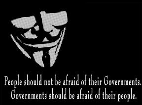 Governments should be afraid of their people t shirt