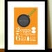 Mid century poster kitchen print , The Perfect Pancake recipe, A3 artists giclée print