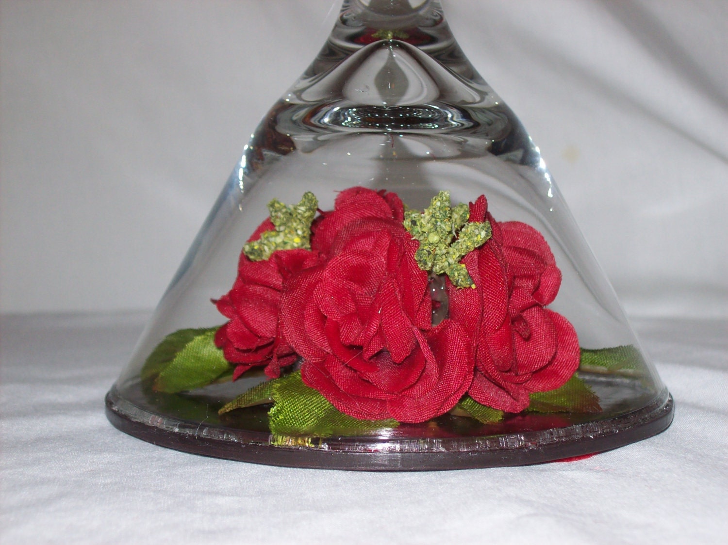 Red Mini Rose Candle Holder/World of Roses Collection