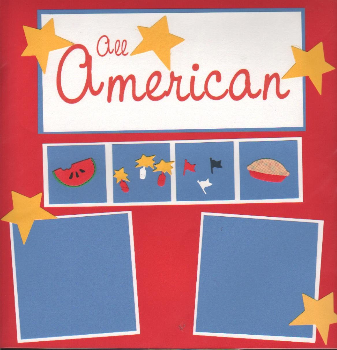 12x12 2 page layout All American