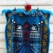 Vintage Turquoise Persian Wall Tapestry Prayer Rug Mat