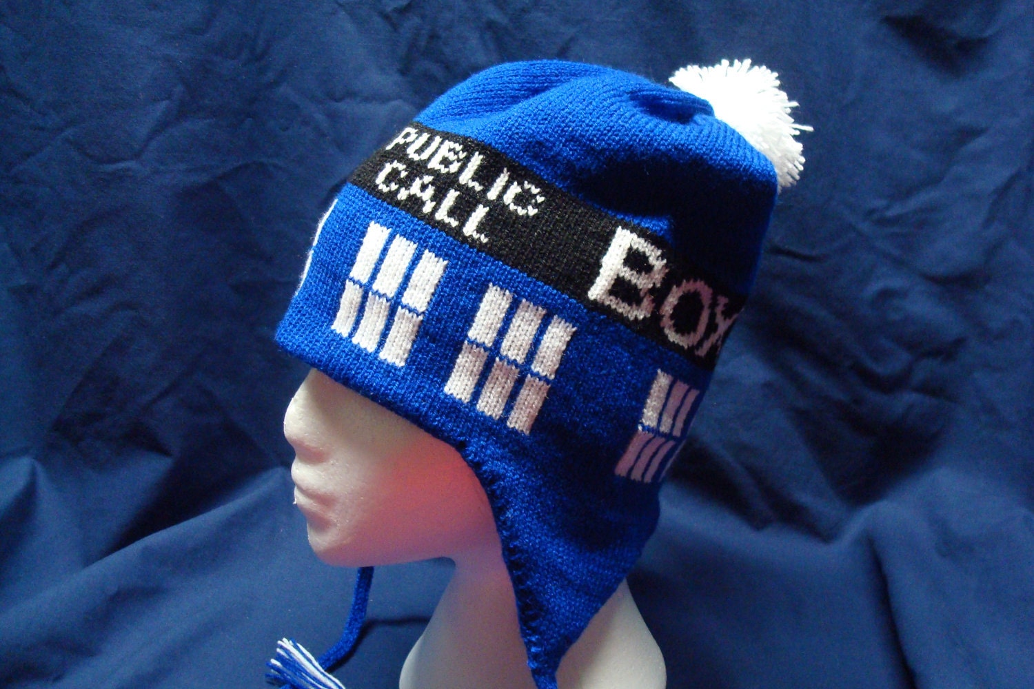 Tardis Ear Flap Hat
