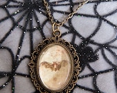Vintage Gothic Bat Necklace
