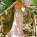 Blush Pink Lace Bohemian Wedding Dress / Bridal Wedding Gown / Handmade by SuzannaM Designs