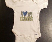 I heart My Dads Bodysuit/Tee
