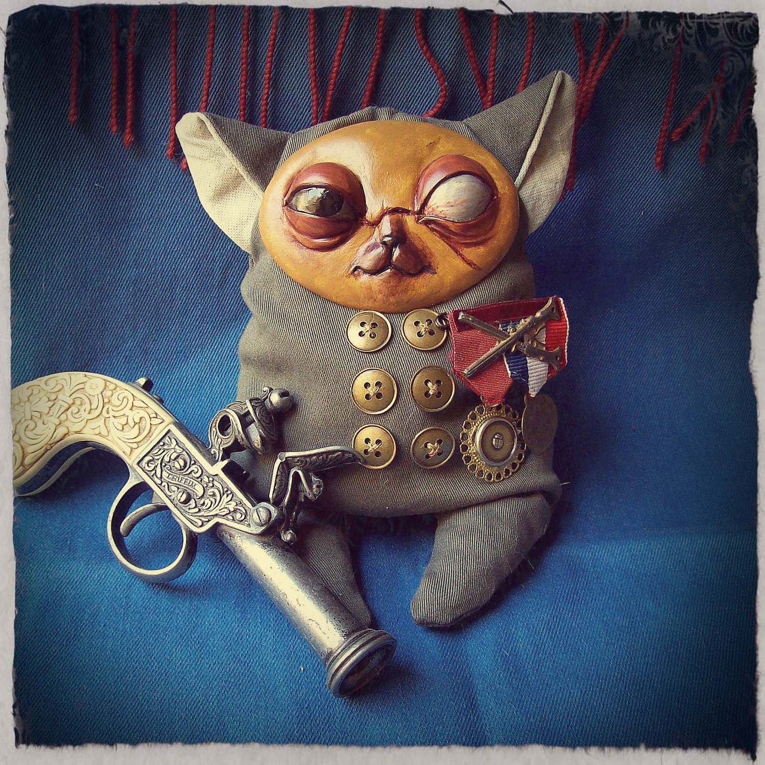 Gritters: Cromwell - OOAK art toy