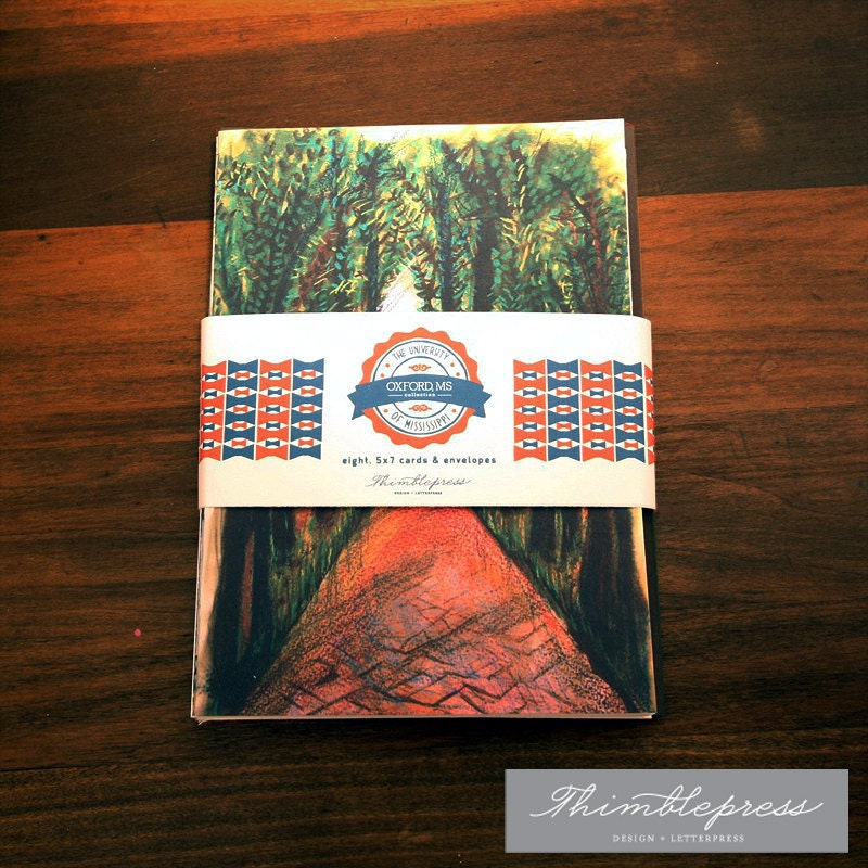 The Oxford, MS Collection Card Set