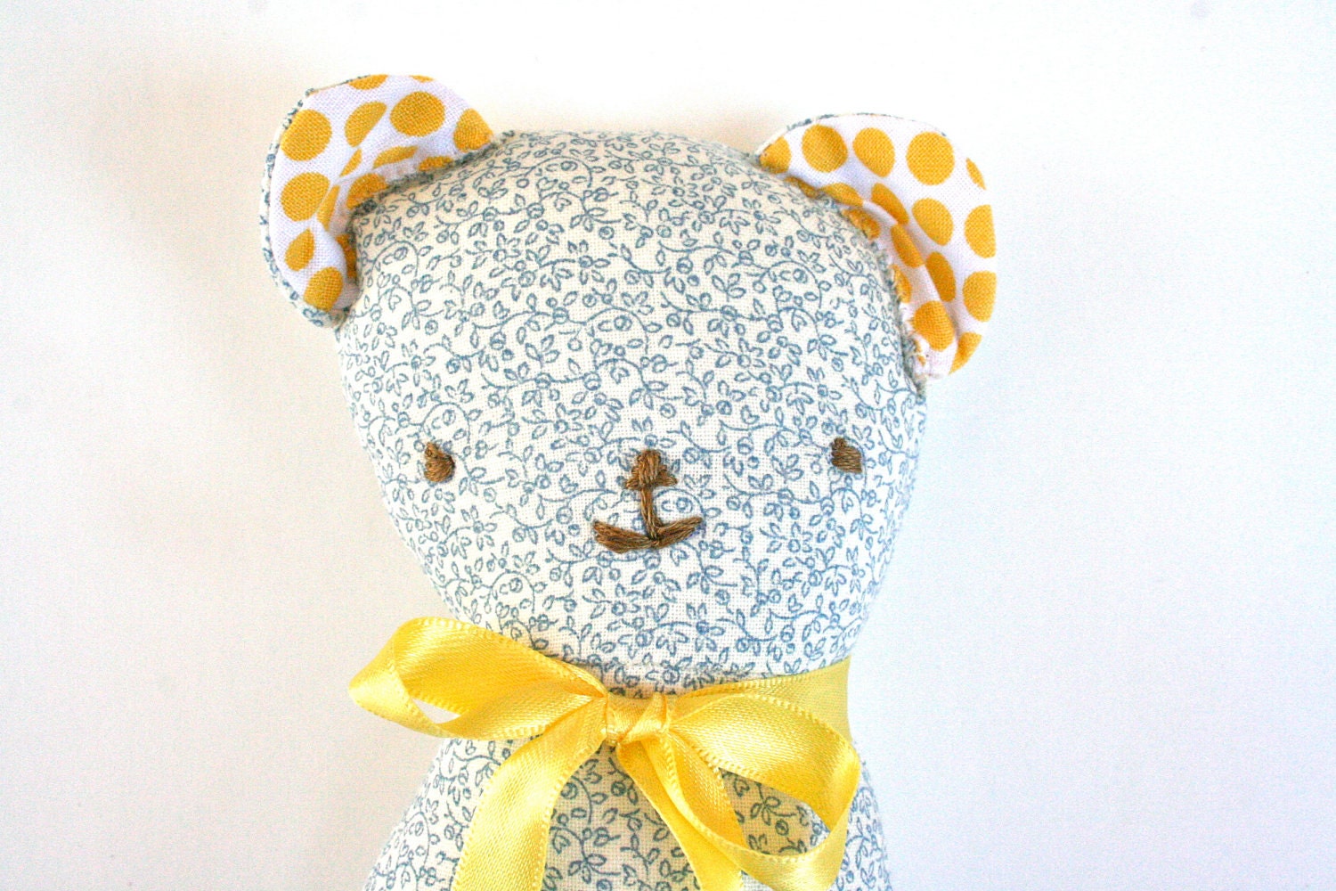 Cute Light Blue Bear Softie