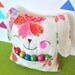 Easter Bunny Pillow Softie with Pouch - Beautiful Oriental Fabric