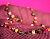 FUNNY NECKLACE- Polymer clay fruit salad long necklace