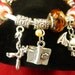 Silver Skull Witch Charm Bracelet img