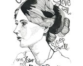 Virginia Woolf Print