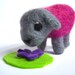 Needle Felted Sheep - Miniature 'Disco Sheep' Sculpture
