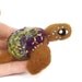 Sky Turtle. Needle Felted Sea Turtle, Miniature Felt Folk Soft Sculpture