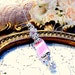 CLEARANCE Marie Antoinette's sexy cotton candy pink cat's eye bead rectangular lollipop Victorian hat pin scarf pin TAGT tenX