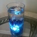 Blue and Purple Wedding Centerpiece, Glass Vase, Special Occasion, Floating Candle, Underwater Light