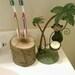 Rustic Toothbrush Holder, Personalized