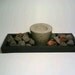 Zen Garden, Lava Rock, Concrete Candle Holder, Vase