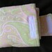 Travel Diaper Changing Pad - Baby Girl Cotton Canvas & Waterproof PUL