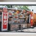 photo card, license plates, retro,